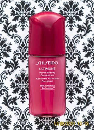 🇯🇵 антивікова сироватка від зморшок shiseido ultimune power infusing concentrate 10 мл3 фото