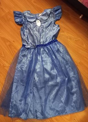 Платья принцесса холодное сердце на 10-12лет1 фото
