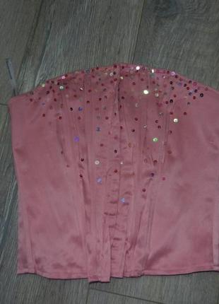 Warehouse,англія! святковий рожевий корсет,новий