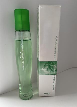 Туалетная вода avon summer white maldives, 50мл.