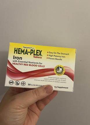 Hema-plex із тривалим вивільненням - 30 таблеток залізо4 фото