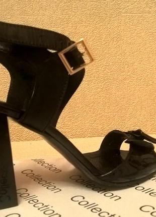 Красивейшие черные босоножки
