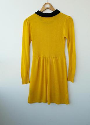 Красивое желтое платье с воротничком стильное платье asos3 фото
