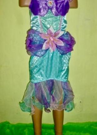 Карнавальный костюм платье русалочки ариэль дисней george