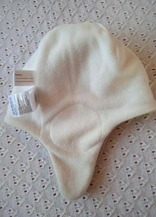 Тепла шапка reima на флісі шерстяна зимова шапочка з вітрозахисними вставками8 фото