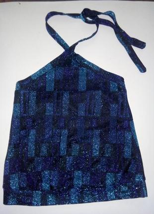 Ефектний нарядний топ з люрексом.