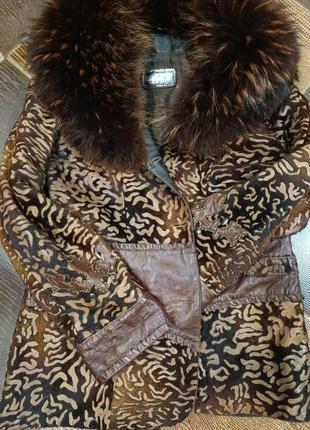 Женская кожаная куртка. италия7 фото