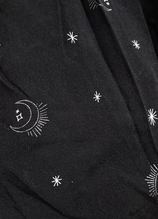 Чорна оригінальна рубашка "зоряна ніч"2 фото