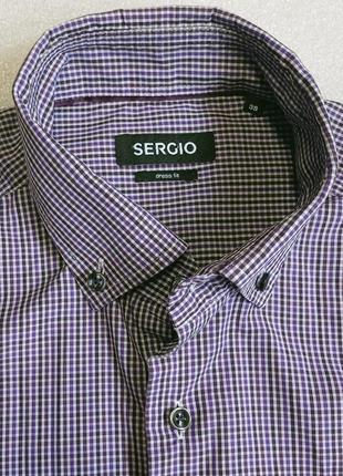 Сорочка в клітинку dress fit