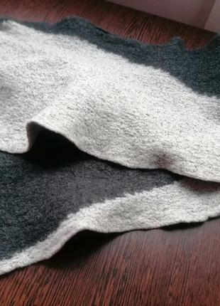 Шерстяной итальянский шарф шерсть мериноса2 фото