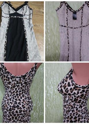 Боді - дрес/коригуючий плаття - утяжка/тигровий принт/h&m2 фото