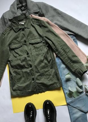 Джинсовая куртка-рубашка пиджак 38р ♥️1 фото