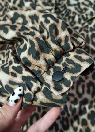 Стильна леопардова блуза4 фото