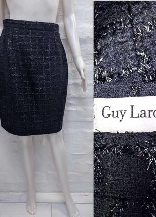 Guy laroche элегантная оригинальная винтажная юбка