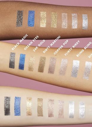 Сияющие жидкие тени e.l.f liquid glitter eyeshadow2 фото