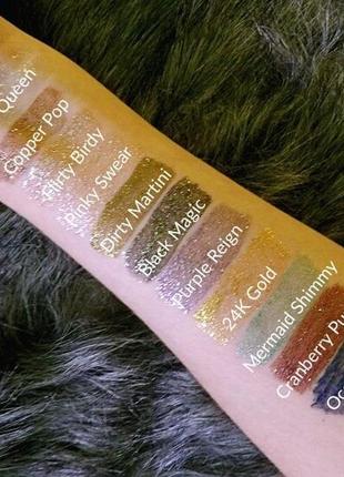 Сияющие жидкие тени e.l.f liquid glitter eyeshadow6 фото