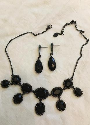 Фірмовий набір кольє і сережки