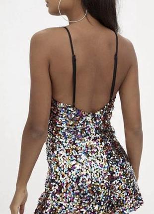 Ромпер комбінезон  prettylittlething multi в пайєтки