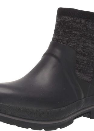 Зимние ботинки bogs crandall low knit black multi2 фото