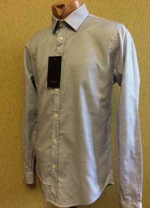 Чоловіча нова сорочка zara men slim fit оригінал розмір m