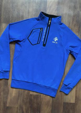 Світшот polo ralph lauren extreme оригінал кофта розмір s синя2 фото