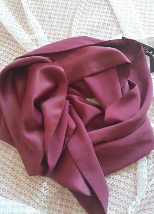 Нарядный комбинированный шарф сливового цвета debut6 фото