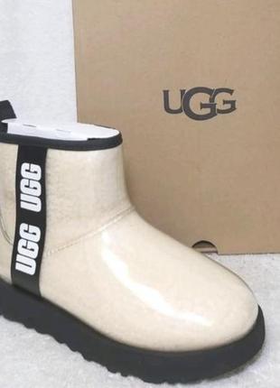Ugg clear mini. силіконові угги . оригінал