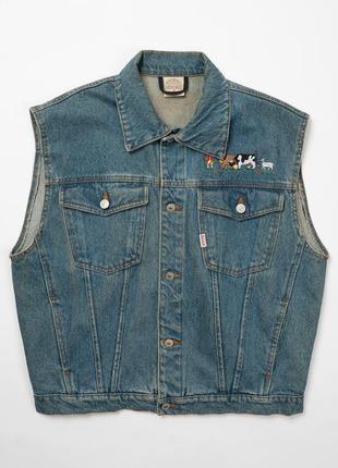 Beppo original brand jeans vest джинсова жилетка1 фото