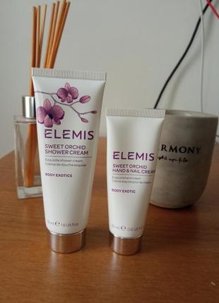 Крем для душа и для рук и ногтей elemis