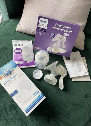 Механічний молоковідсмоктувач philips avent