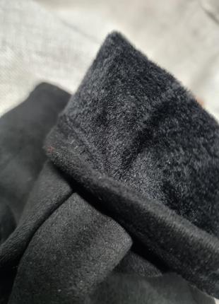 Перчатки мужские демисезонные осень зима, мужские перчатки чёрные3 фото