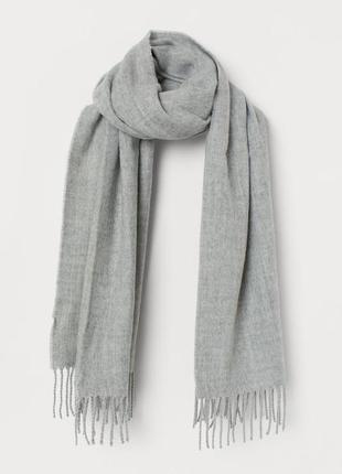 ❣️h&m шарф с бахромой