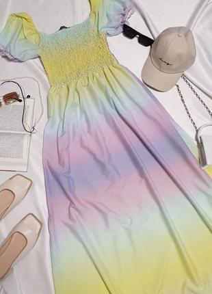 Чудова кольорова сукня1 фото