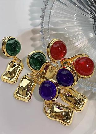 Серьги в стиле celine