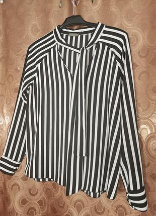 Блуза в полоску  46-48 рр