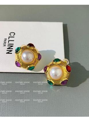 Сережки в стилі celine 4