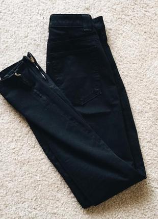 American apparel джинсы-леггинсы с молниями р 44 высокая посадка4 фото