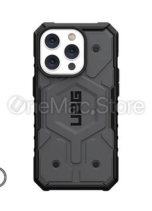 Чохол uag pathfinder for magsafe для iphone 14 pro max (сірий/grey)