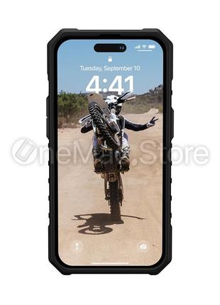 Чохол uag pathfinder for magsafe для iphone 14 pro max (сірий/grey)7 фото