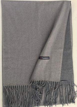 Двустронній класичний кашеміровий шарф/палантин❄️