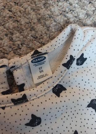 Трикотажное платье old navy 5 t 3