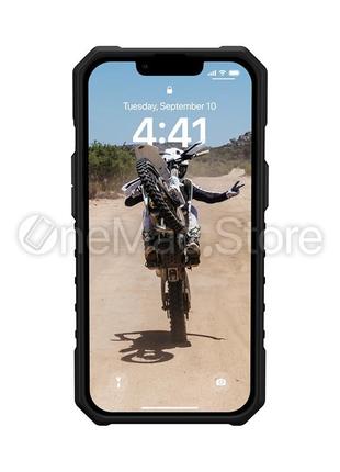Чохол uag pathfinder for magsafe для iphone 14 plus (білий/white)6 фото