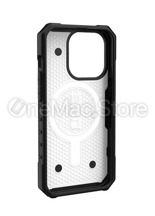Чохол uag pathfinder for magsafe для iphone 14 pro (білий/white)3 фото