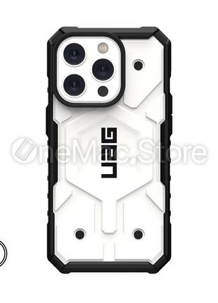 Чохол uag pathfinder for magsafe для iphone 14 pro (білий/white)