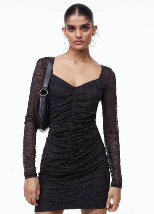 Мереживна сукня h&m