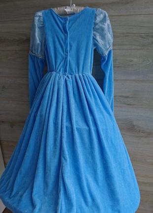 Платье золушки принцессы disney 7-8-9лет карнавальное платье5 фото