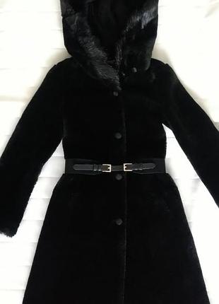 Шуба натуральная мутон р. xs-s