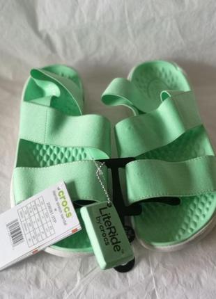 Босоножки сандалии crocs literide stretch sandal w6 w71 фото