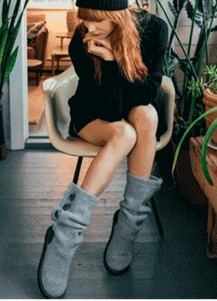 Брендовые фирменные вязаные угги ugg australia classic оригинал10 фото