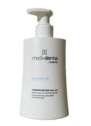 Гель для вмивання обличчя medi + derma cleanser mousse 200 ml1 фото